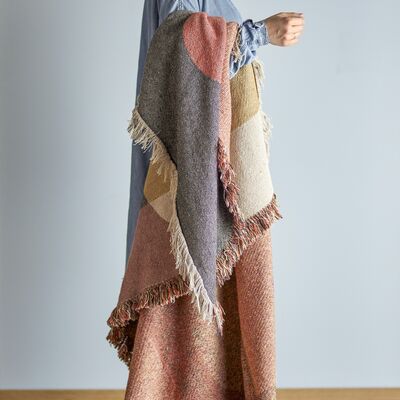 Bloomingville Arni torkkupeitto 160x130 cm multi